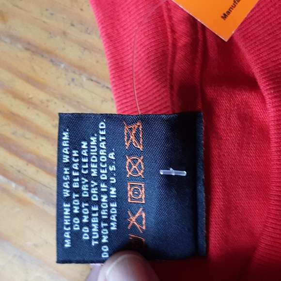 Vintage Harley-Davidson Enough Said Stockholm Sweden Red Med T-shirt - Picture 7 of 10